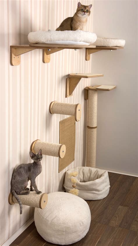 Climbing wall for cats – cat furniture for your walls.