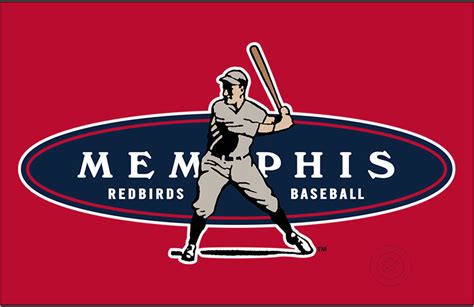 Memphis Redbirds Logo - Primary Dark Logo - Pacific Coast League (PCL ...