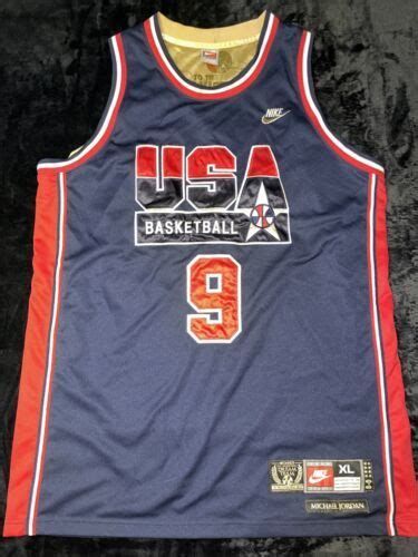 NBA Michael Jordan Olympics Team USA "Dream Team" Stitched Jersey [Nike ...