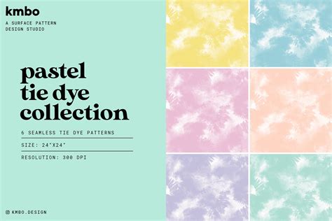 Pastel Tie Dye Pattern Collection – MasterBundles