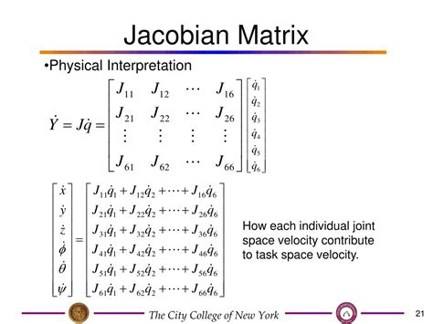 PPT - Inverse Kinematics Jacobian Matrix Trajectory Planning PowerPoint ...