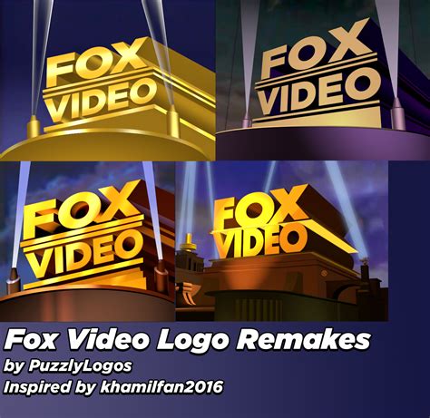 Fox Video Logo Remakes by PuzzlyLogos on DeviantArt