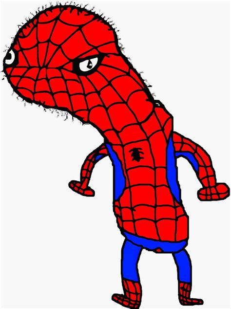 "Spoderman Meme" Sticker by CarrieCarsonn | Redbubble