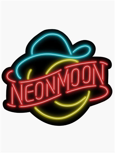 "Brooks and Dunn - Neon Moon Sticker" Sticker for Sale by ClaudioKopp ...