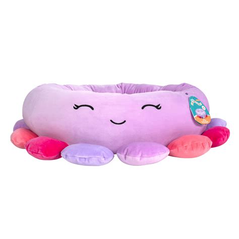 Squishmallows 24-Inch Beula Octopus Pet Bed - Medium Ultrasoft Official ...