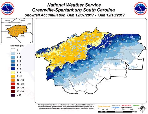 Final Snowfall Accumulation Maps From This Past Weekend