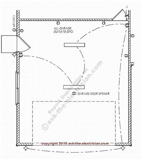 electrical diagram for garage ~ Circuit Diagrams