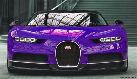 2017 Bugatti CHIRON - Color Visualizer - Draft Renderings 2