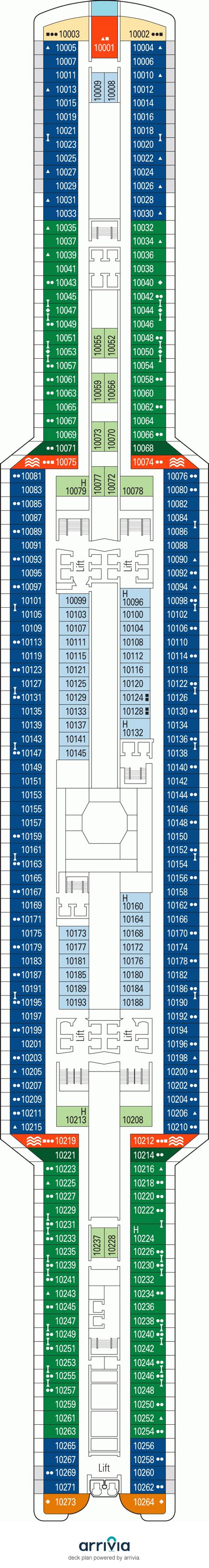 Msc Seaside Deck Plan - Set to commence operations on 1 august 2021 ...