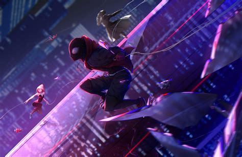 #Movie Spider-Man: Into The Spider-Verse Miles Morales #2K #wallpaper # ...