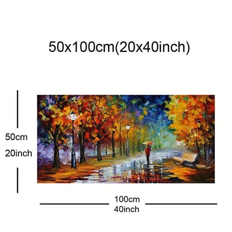 1pc Hd Prints And Posters Abstract Landscape Oil Painting On Canvas ...