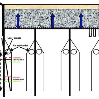 Air chamber detail showing water/air interface | Download Scientific ...