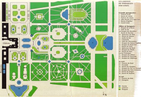 Map Of The Gardens Of Versailles - Beautiful Insanity