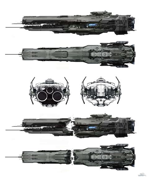 halo 4 - Forward Unto Dawn concept - 2011, sparth . | Spaceship concept ...