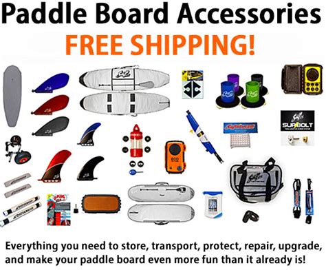 Stand Up Paddle Accessories - SUP Board Bags, SUP Racks, Paddle Covers ...