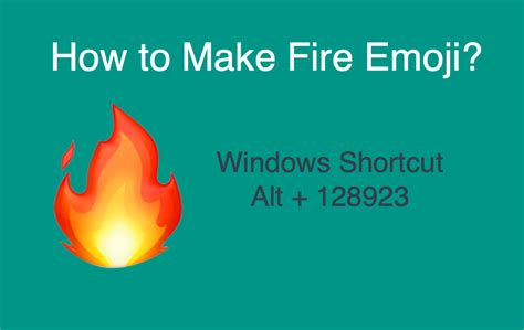 How to Make Fire Emoji in Windows and Mac? – WebNots