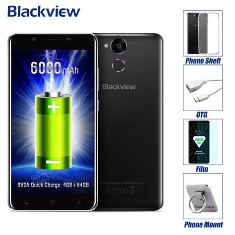 Blackview P2,6000 mAh Battery,5.5" FHD Metal Body smartphone,Android 6. ...