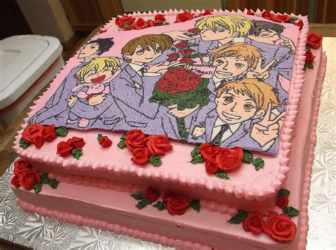 My Ouran High School Host Club Birthday Cake. A delicious labor of love ...