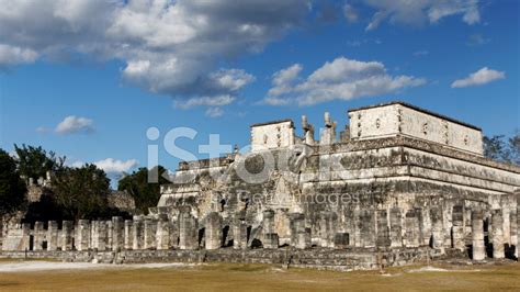 Temple Of The Warriors At Chichen Itza Stock Photo | Royalty-Free ...