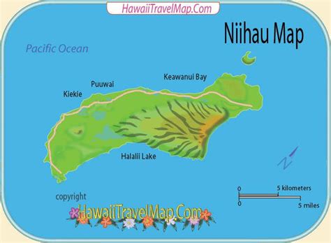 Niihau Map Hawaii Usa, Hawaii Travel, Niihau, Pacific Ocean, Lake ...