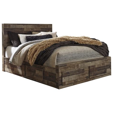 Benchcraft Derekson B200-57+54S+2x60+B100-13 Rustic Modern Queen ...