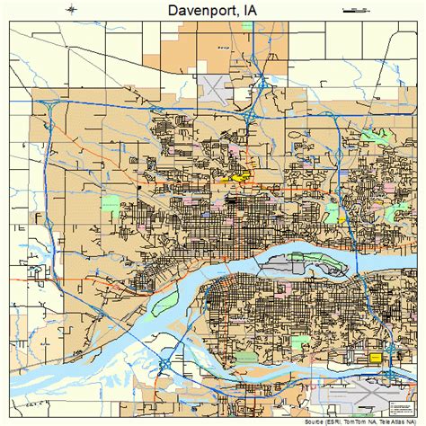 Where is Davenport? - Davenport Map - Map of Davenport - TravelsMaps.Com