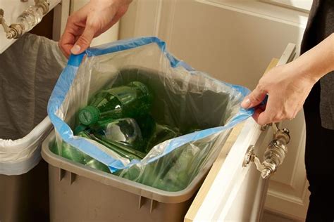 Clear and Blue Recycling Bags | Hefty