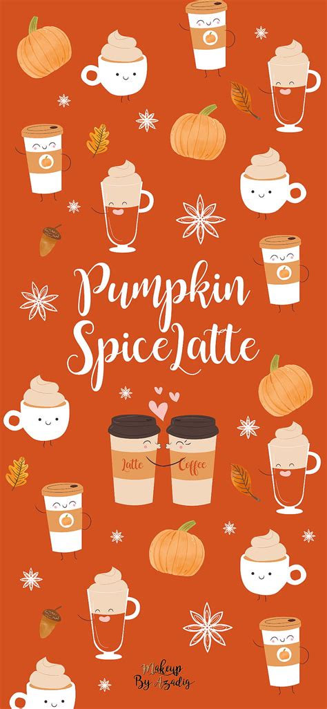 Pumpkin spice latte, autumn, cute, fall, HD phone wallpaper | Peakpx