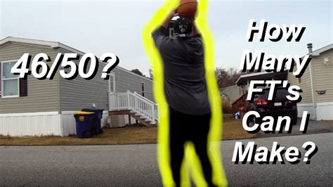 How Many Free Throws Can I Make Out Of 50! Free Throw Challenge! - YouTube