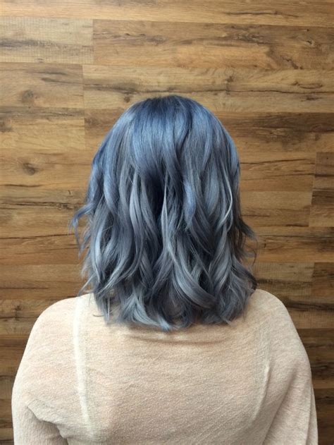 Blue steel - hair color - gunmetal grey hair - Blue hair - grey hair ...