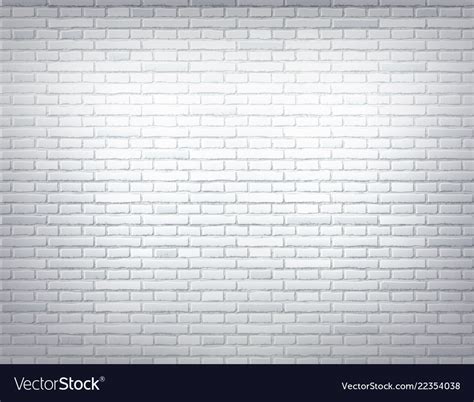 White brick wall texture background design Vector Image