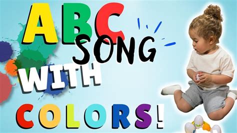 ABC Song With Colors! Toddler Learning Videos #Toddlereducation # ...