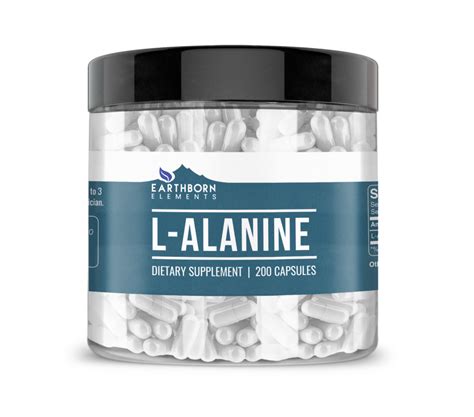 L-Alanine Capsules - Earthborn Elements