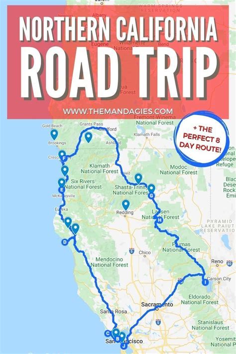 The Best Northern California Road Trip Itinerary (1 Week Route) - The ...