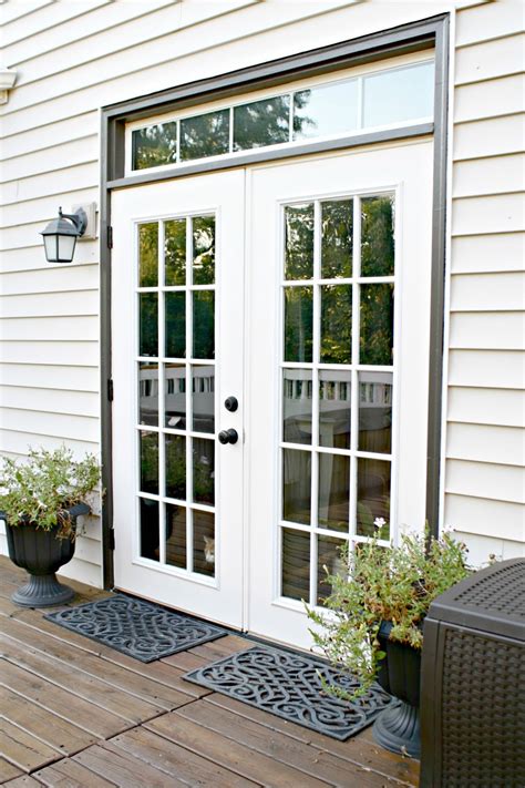 Our pretty new patio doors | Thrifty Decor Chick | Thrifty DIY, Decor ...