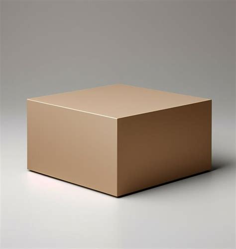 Premium AI Image | brown cardboard box