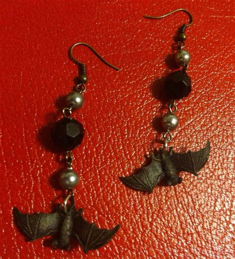 Vampire Bat Earrings | Etsy