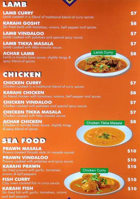 Naan 'n' Curry Menu, Menu for Naan 'n' Curry, Daly City, Daly City ...