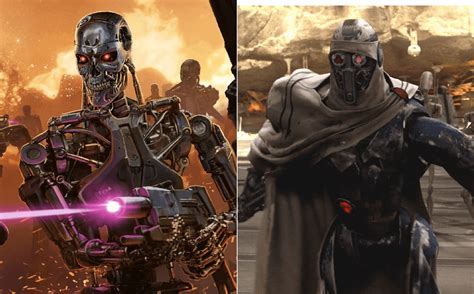 IG-100 MagnaGuard vs. T-800 Terminator: who would win? : r/PrequelMemes