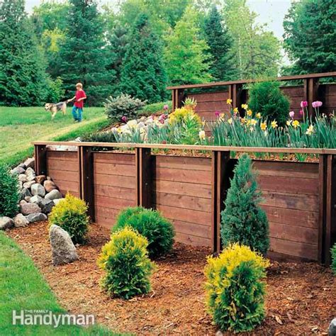 How to Build a Treated Wood Retaining Wall | Family Handyman