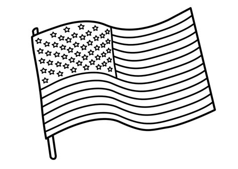 American Flag Coloring Pages. You can print on the site for free