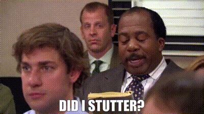 YARN | Did I stutter? | The Office (2005) - S04E12 The Deposition ...