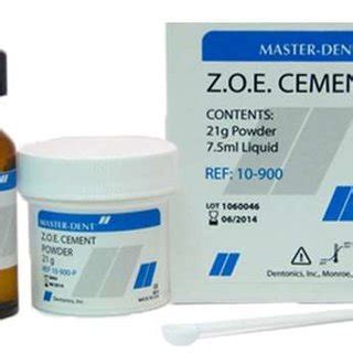 Zinc oxide eugenol (ZOE) | Download Scientific Diagram