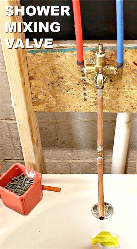 Shower Mixing Valve Installation | Diy plumbing, Shower plumbing, Moen ...