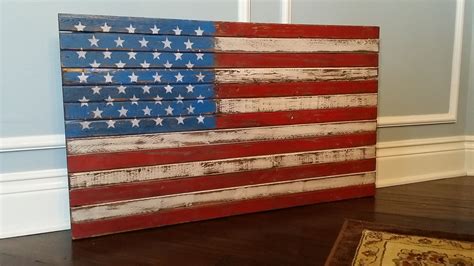 The 20 Best Collection of Wooden American Flag Wall Art