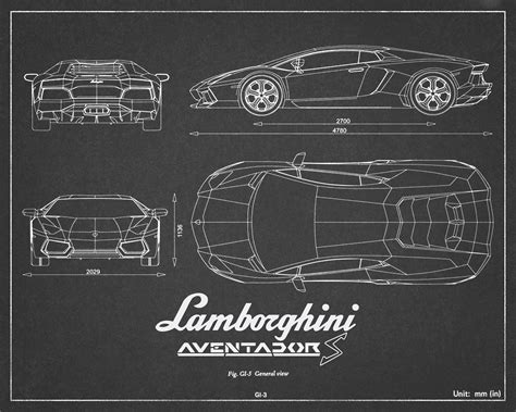 3D Modeling Blueprints Lamborghini blueprints - Blueprint Image Database