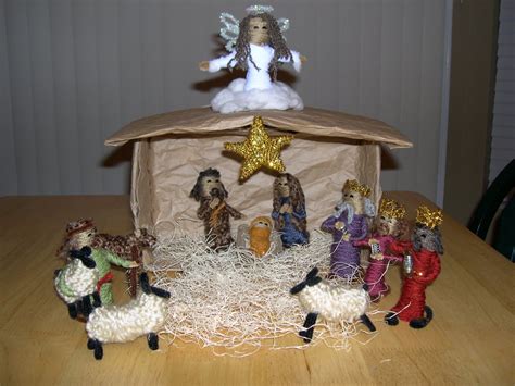 The Heart of Life's Melody: Homemade Nativity