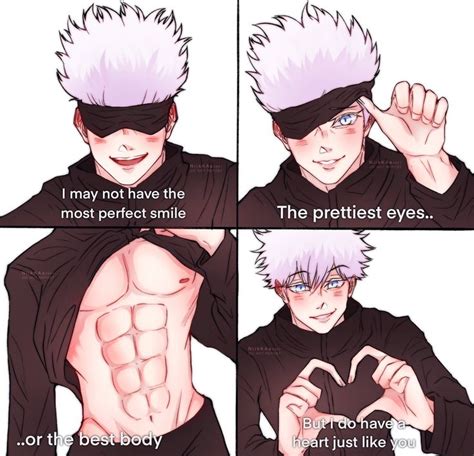 Gojo Satoru Best Pfp ~ Gojo Satoru Jujutsu Kaisen Manga Panel | Gradrisrad