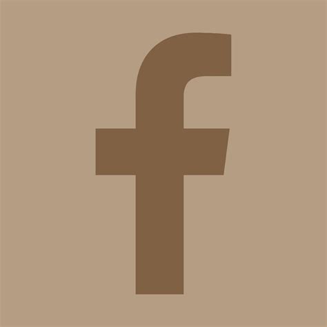 FaceBook app icon | Facebook icons, Beige icons:), App icon design