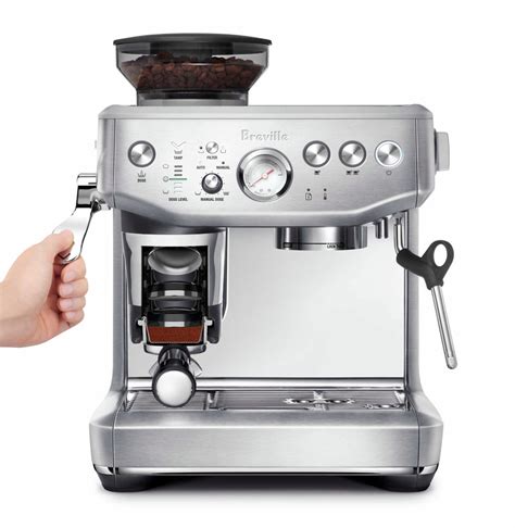 Breville Barista Express Impress Manual Coffee Machine Brushed Stainle ...